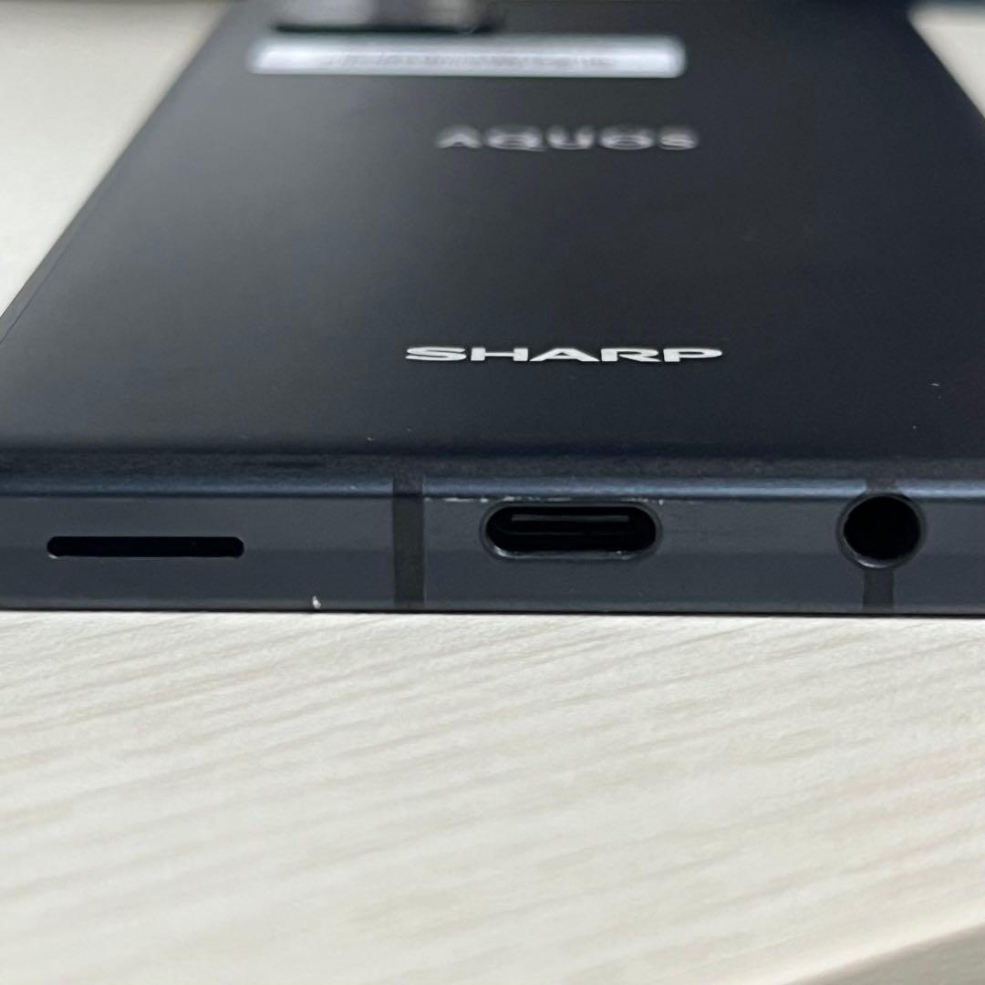 【難あり】AQUOS sense6 128GB SH-M19 ブラック