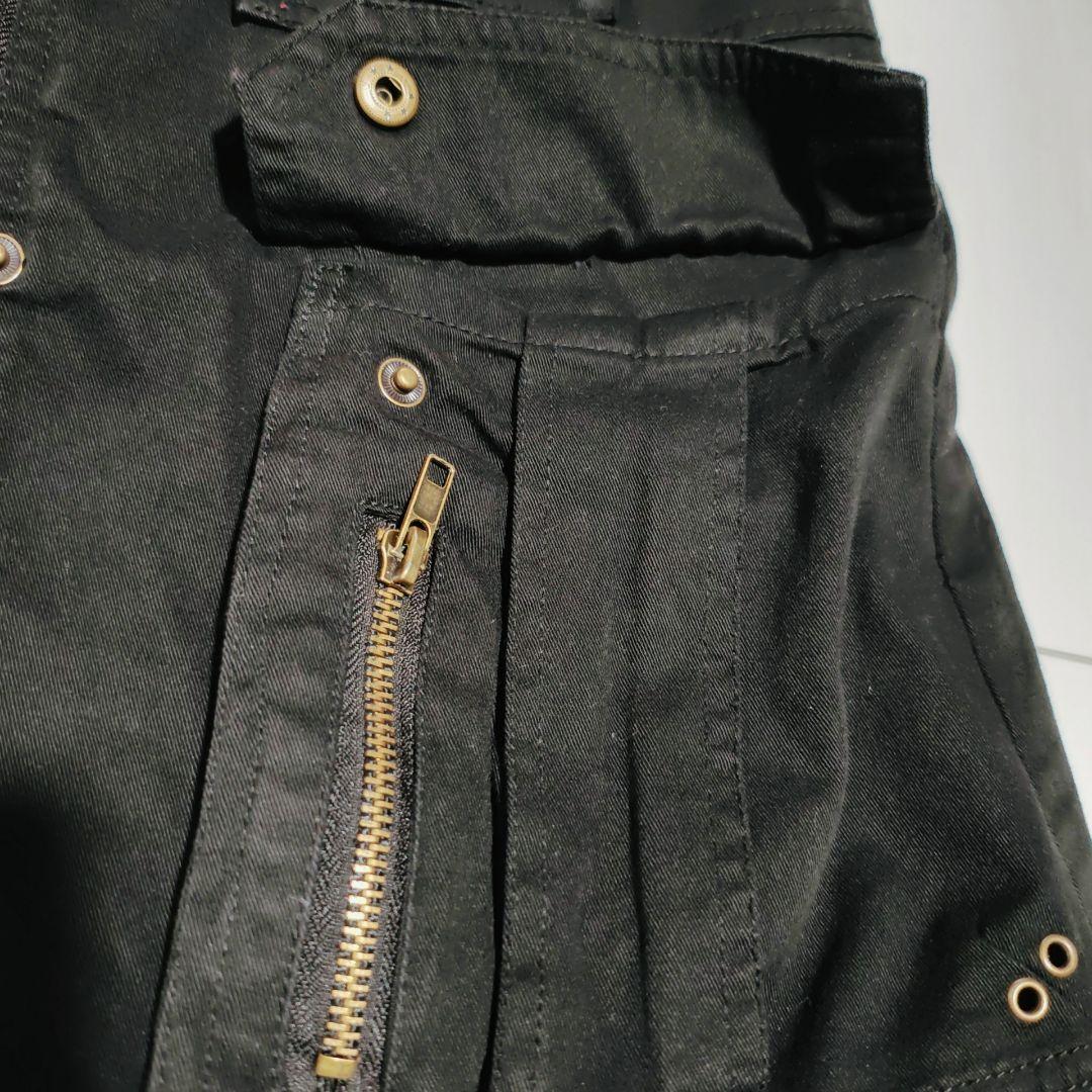 平成 Y2K ネオグランジ 古着 ギミック ベルテッド ミリタリージャケット