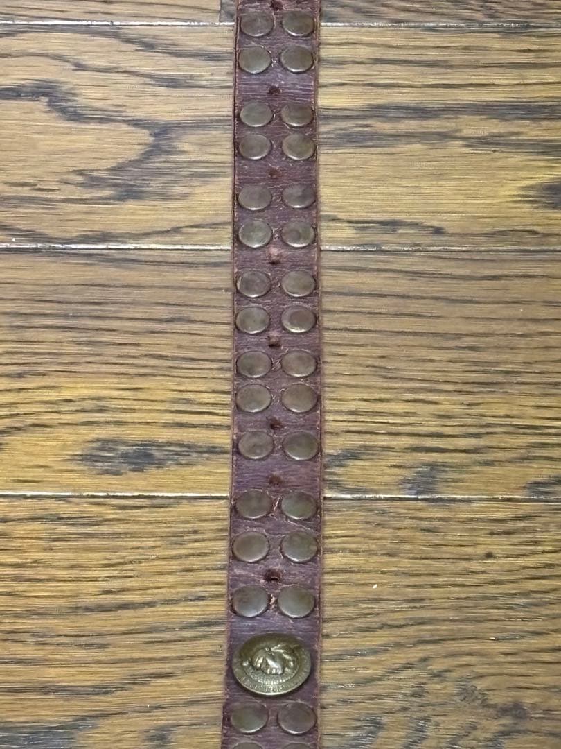 【新品、未使用】RRL/ダブルアールエル /&スタッズ ナローベルト