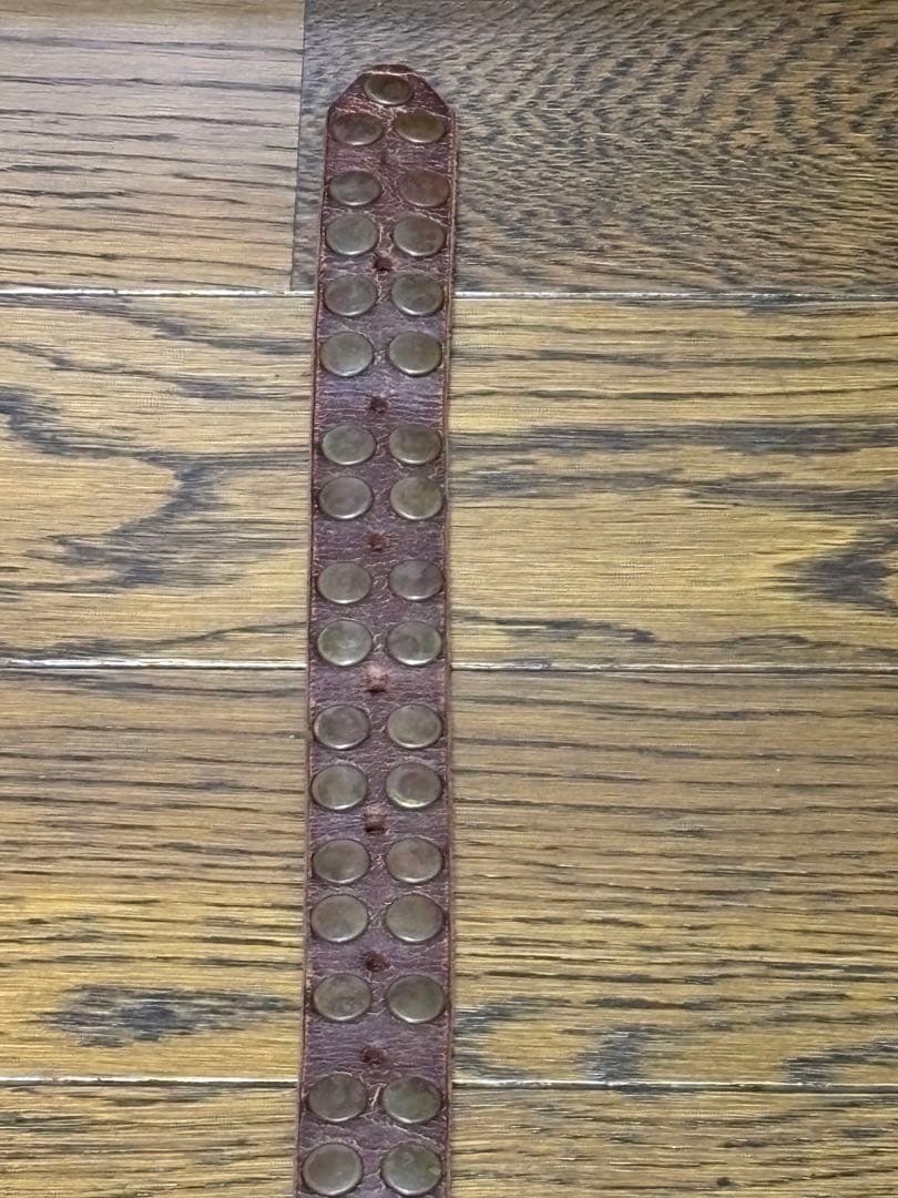 【新品、未使用】RRL/ダブルアールエル /&スタッズ ナローベルト