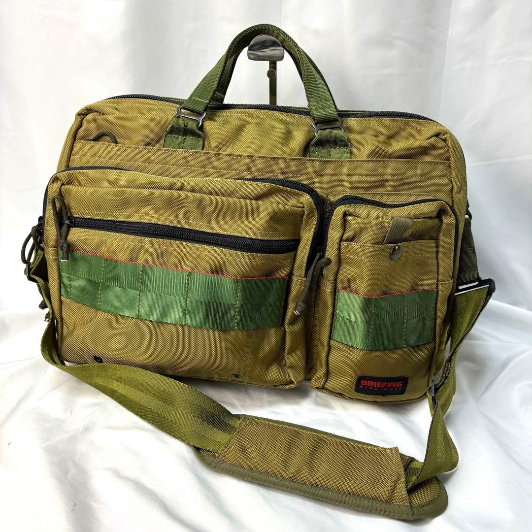 極美品★ブリーフィング A4ライナー 2way ビジネスバッグ ショルダー紐