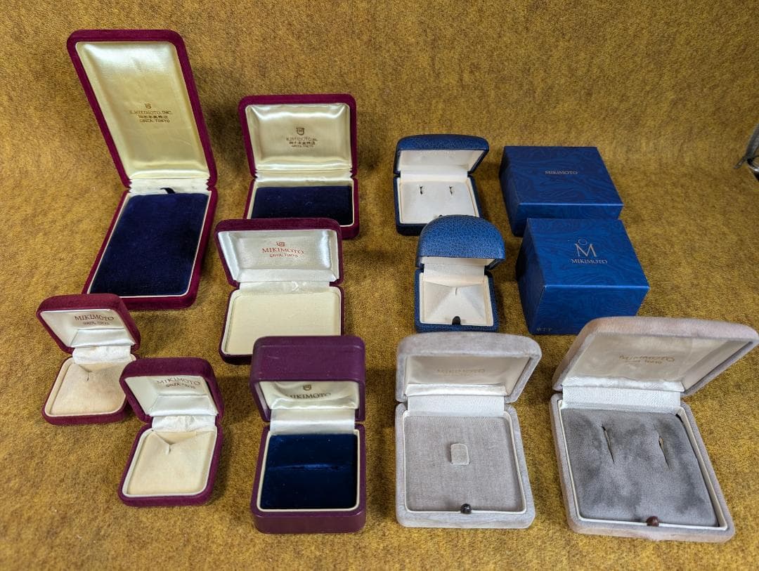まとめ売り　ミキモト　MIKIMOTO　空箱　空き箱　ケース　ジュエリーボックス