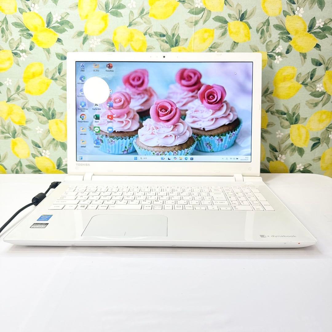 新品SSD❣️真っ白ノート♪Windows11❣️初心者向け❣️オフィス付き家計簿など