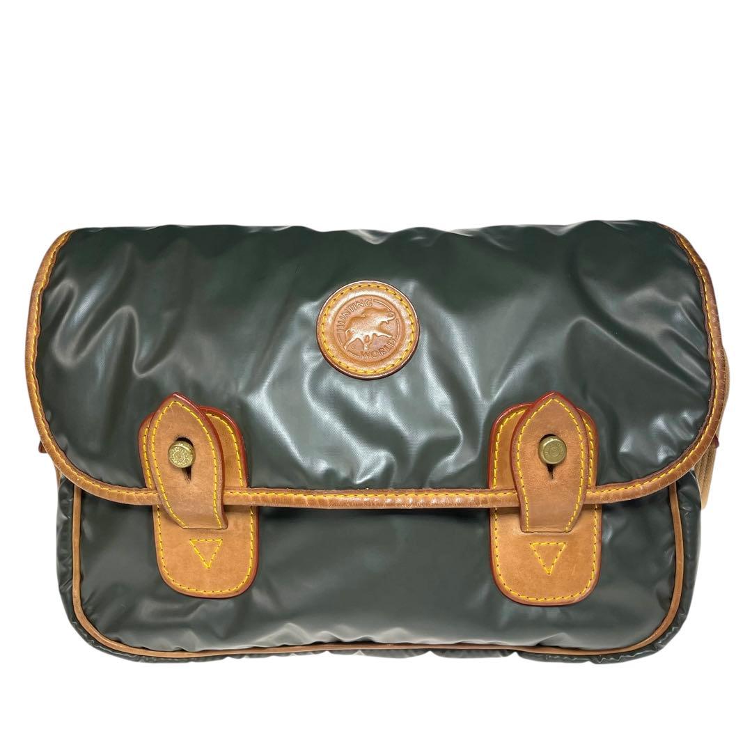 HUNTING WORLD ショルダーバッグ バチュークロス a945