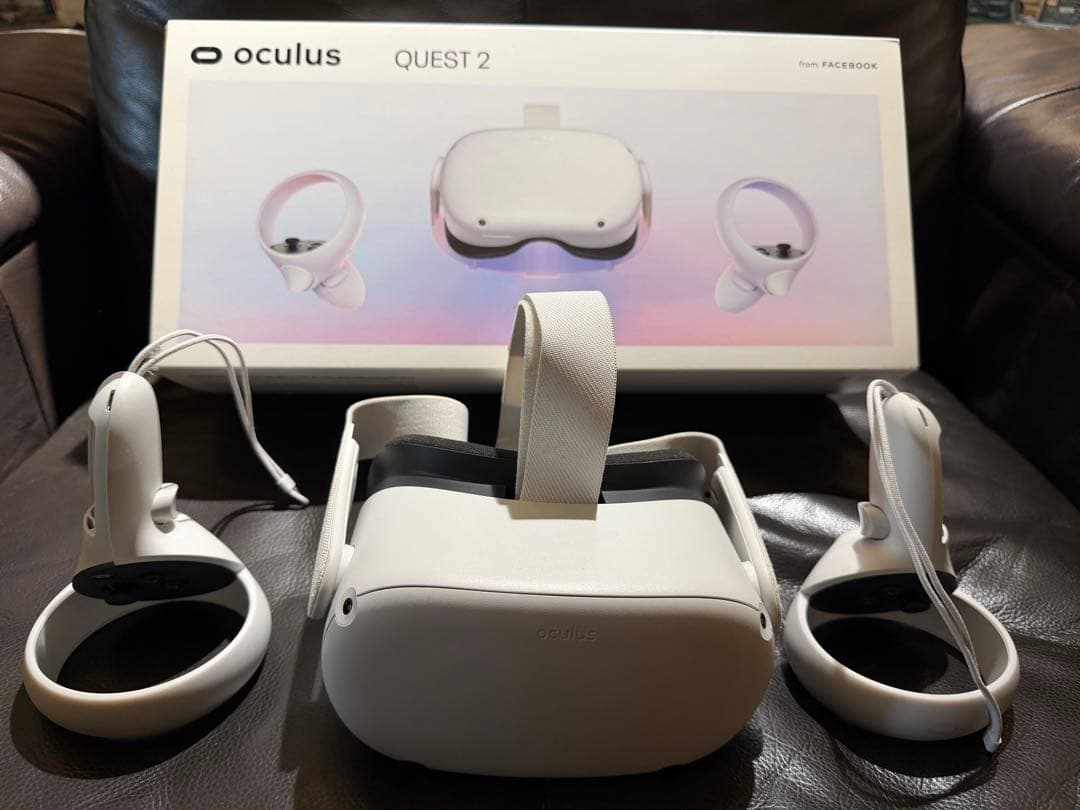  Quest 2 VRヘッドセット 本体とコントローラー