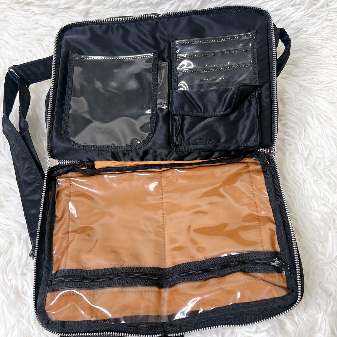 PORTER TANKER 2層式 ナイロン ショルダーバッグ y2k
