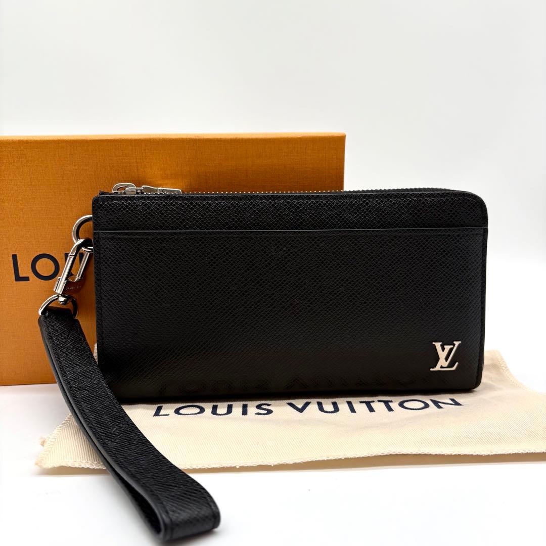 【極美品 IC搭載】ルイヴィトン ジッピードラゴンヌ タイガ 長財布 ブラック