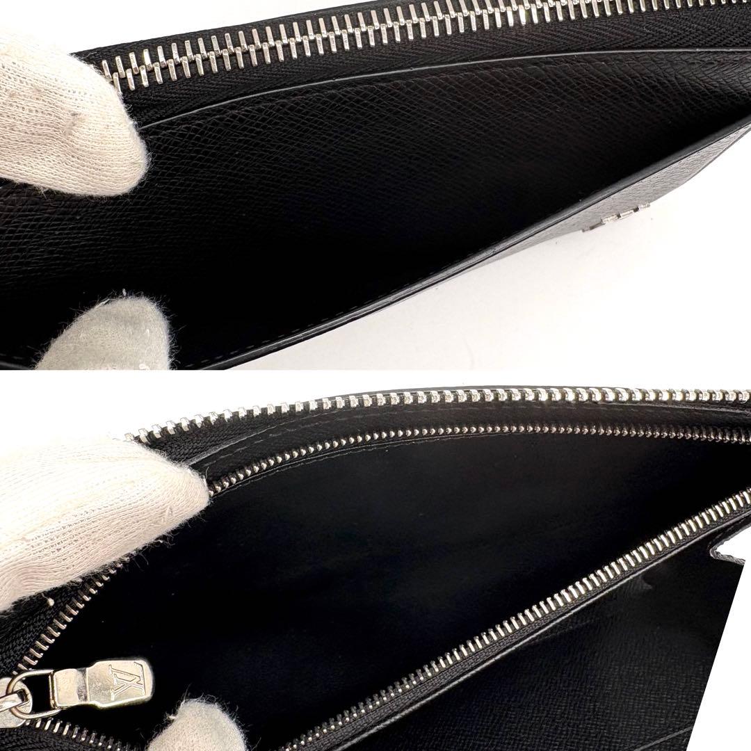 【極美品 IC搭載】ルイヴィトン ジッピードラゴンヌ タイガ 長財布 ブラック