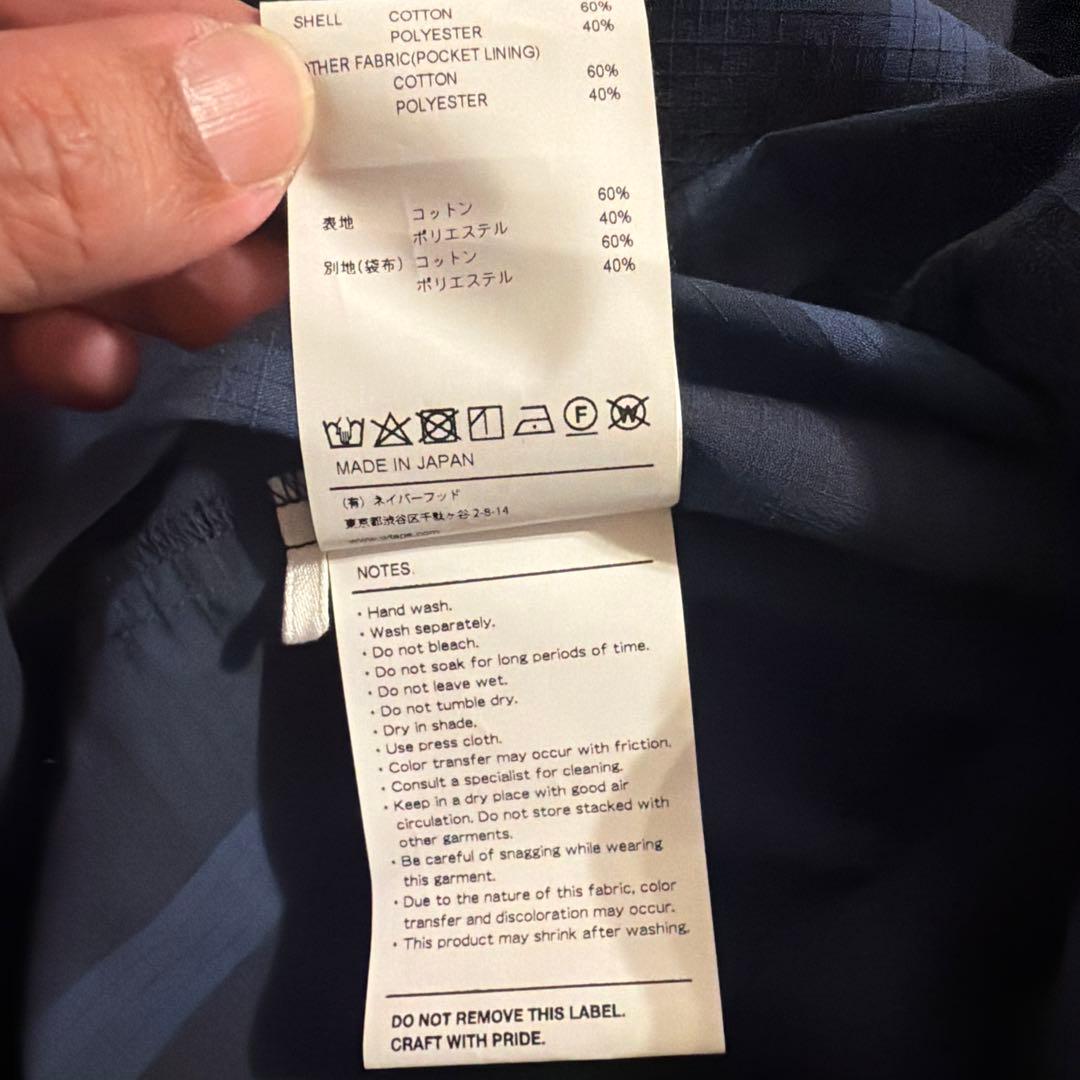 【美品】WTAPS 21SS WCPO 03 Lサイズ チェックシャツ