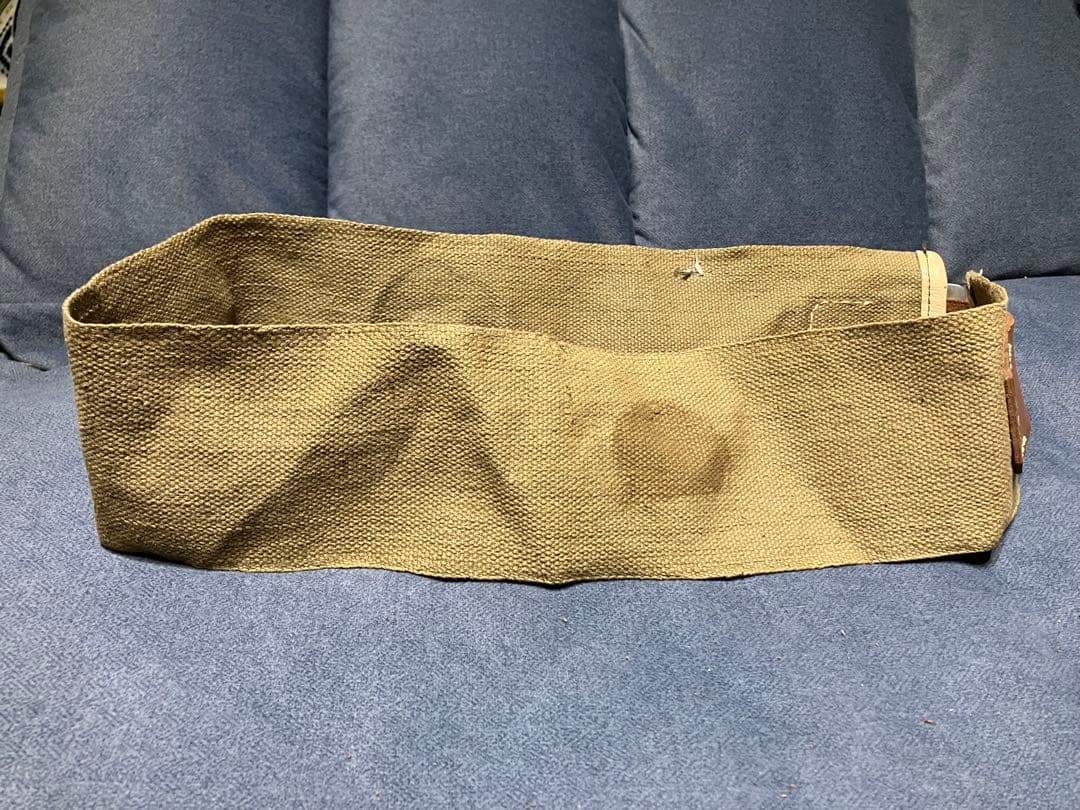 日本軍 三十年式装備対応 幅広帆布帯革 Dカン付き ヴィンテージ