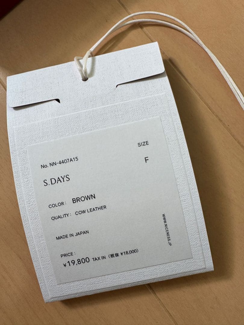 NICENESS 25SS JELLO + S.DAYS セット販売