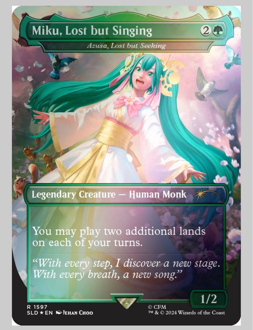 新品未開封 MTG Secret Lair 初音ミク 春 EN Foil