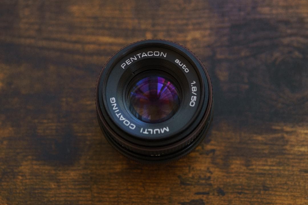 フード付　PENTACON auto 50mm F1.8 M42マウント