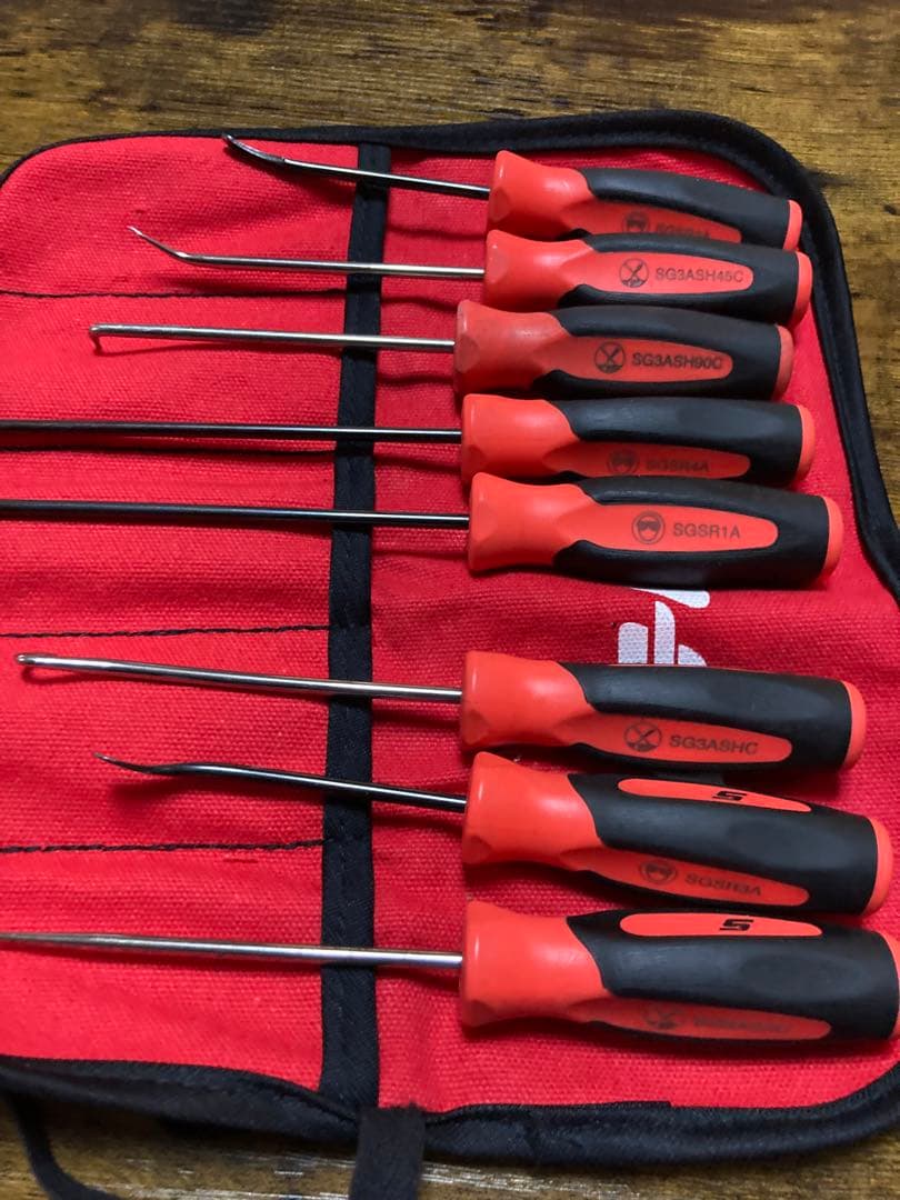 snapon ピックツールセット　ケース付き　スナップオン