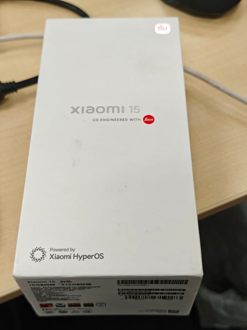 Xiaomi 15 16g・512g、グローバルROM