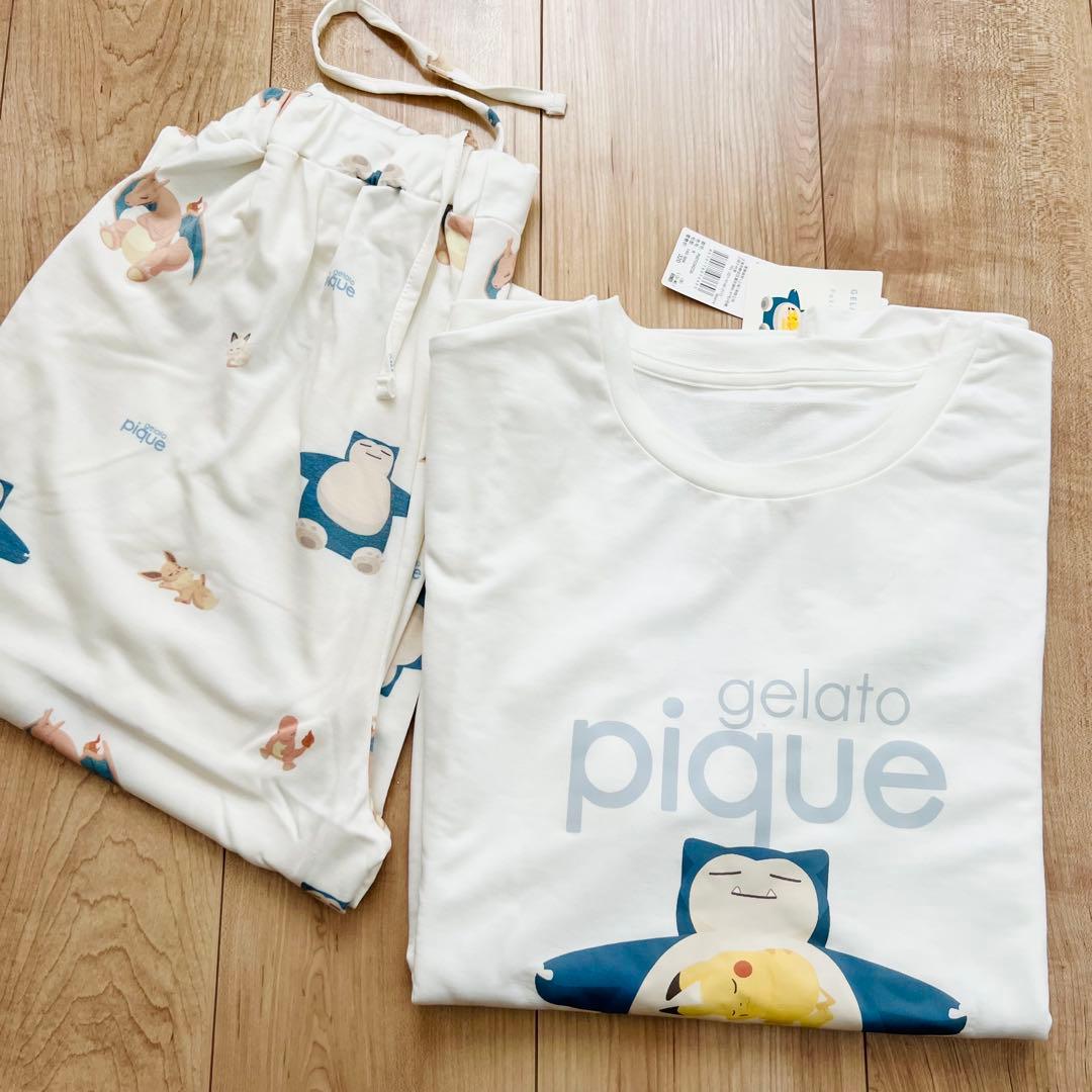 【新品未使用】ポケモン パジャマ ルームウェア ジェラートピケ カビゴン