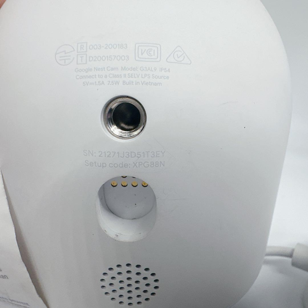 美品★Google Nest Cam 屋内・屋外対応