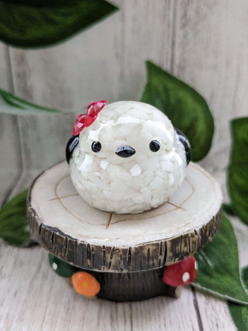 【ゼロ】アメジスト✕スコロライトのシマエナガちゃん形オルゴナイト☆他５点