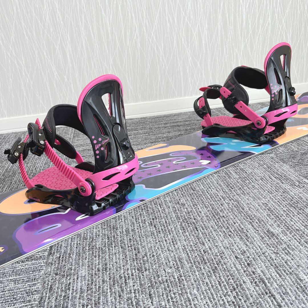 79美品❗️超豪華❗️IGNIO/キスマーク レディース スノーボード★145cm