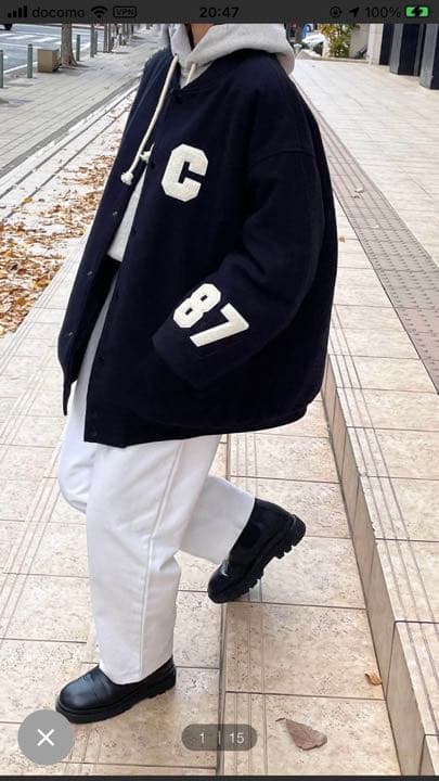 ⭐︎ YA-YA(ヤヤ) ’Whale’メルトンスタジャン⭐︎canaljean⭐︎