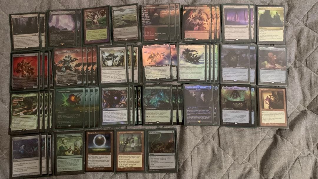 MTG 鱗親和 フルfoil デッキパーツ