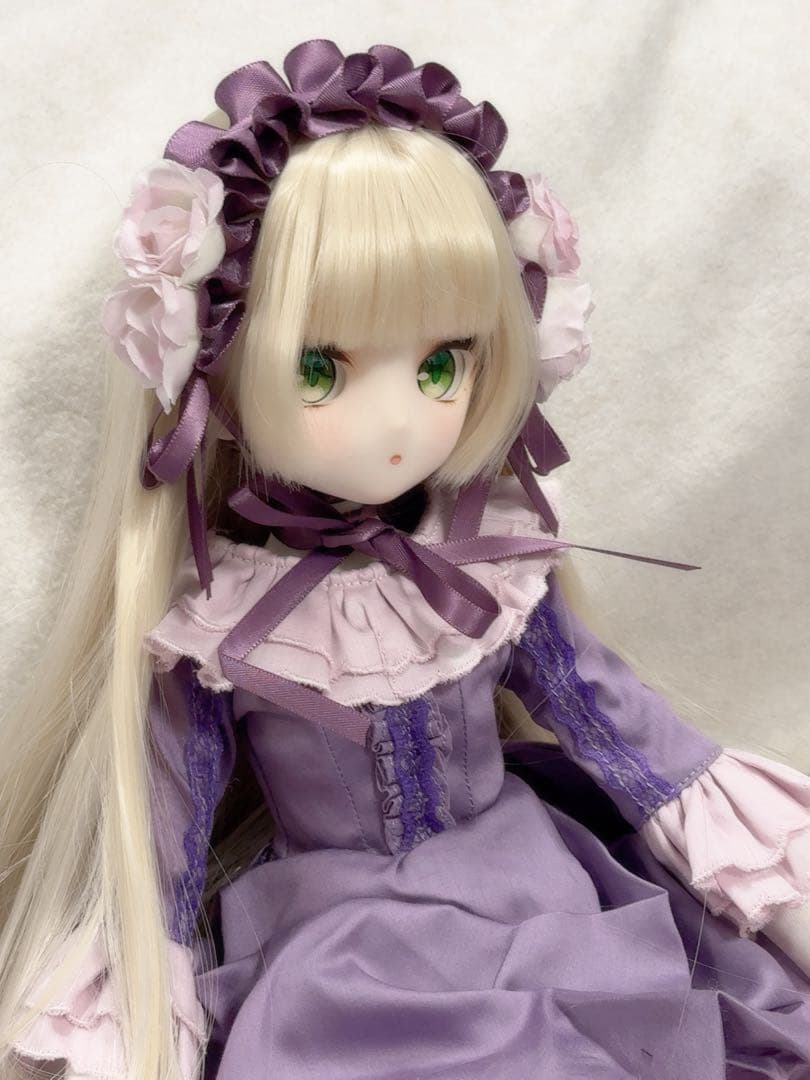 値下MDD用 ドール服 ヴィクトリカ　アイ・ウィッグ付き　ディーラー様製 手作り