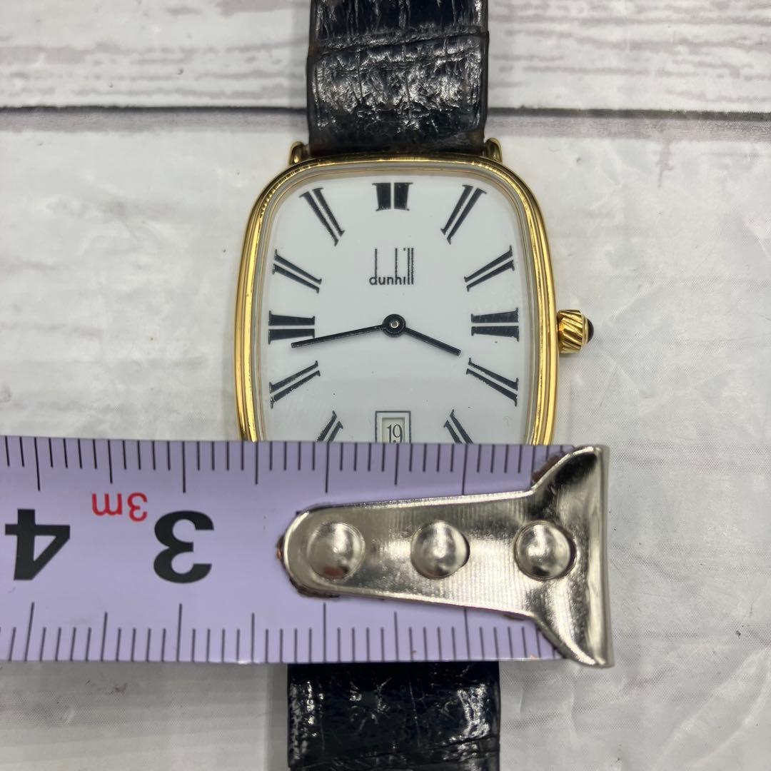 dunhill ダンヒル レクタンギュラー ローマンインデックス ホワイト