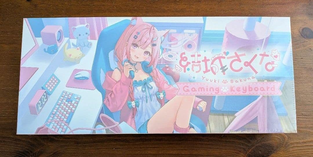 結城さくな × AMICIS ゲーミングキーボード 80HE 日本語配列