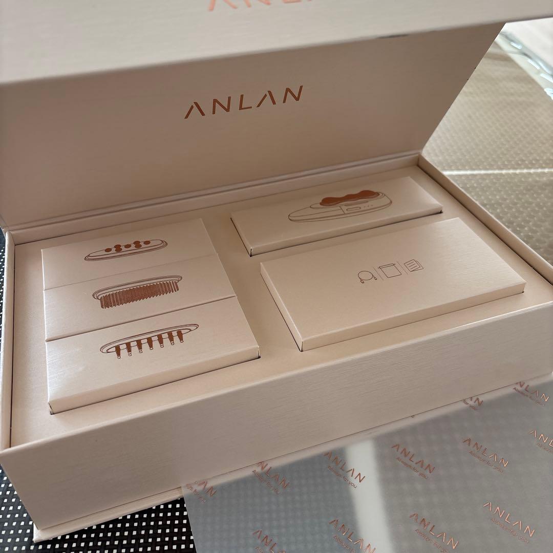 新品 ANLAN リフトスパ温冷かっさ EMS リフトブラシ アンラン 美顔器