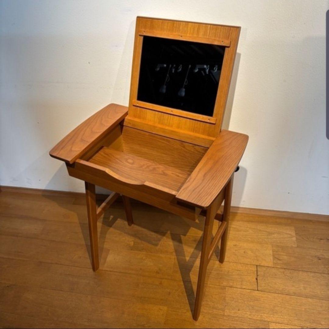 引き取り限定 美品 ヴィンテージ風 コンパクト ドレッサー スツール付き