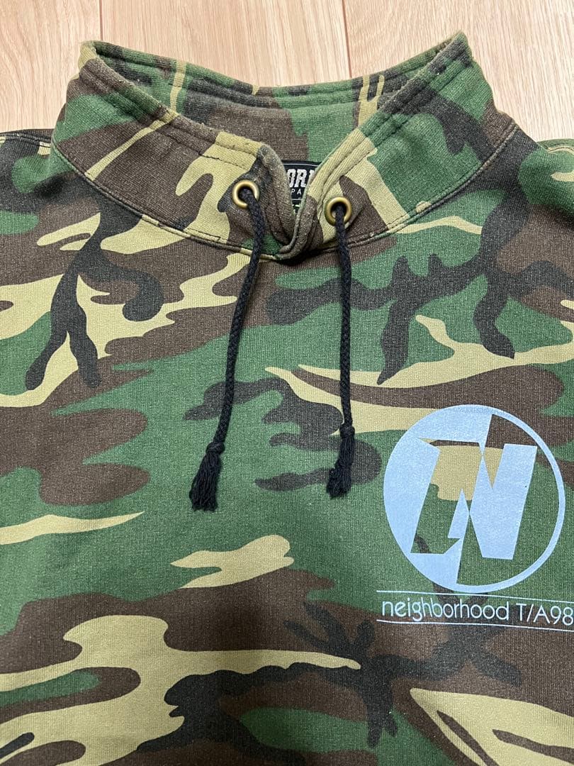 トーマス様限定　初期NEIGHBORHOOD ネイバーフッド迷彩裏起毛パーカーL