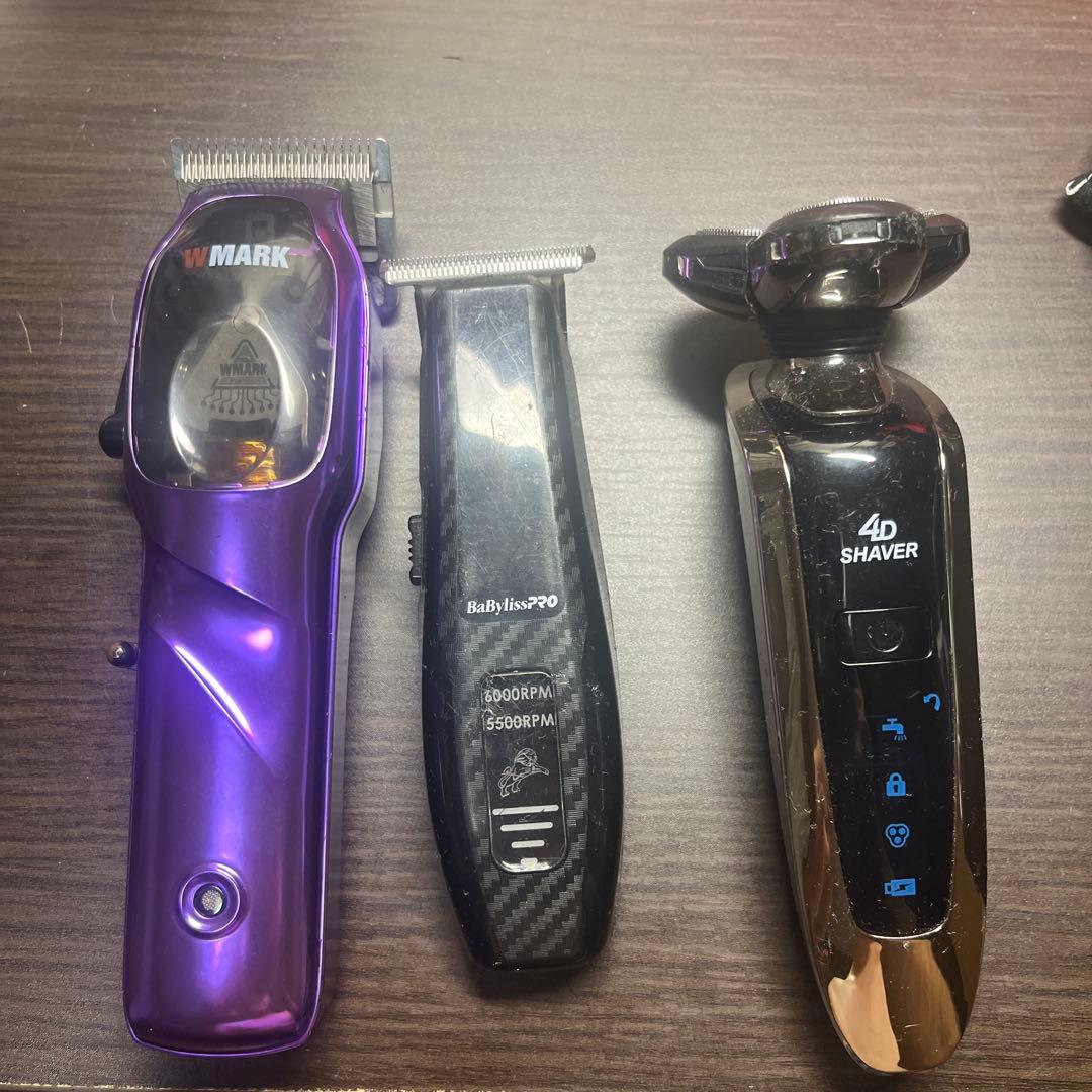 バリカンセット W MARK BaByliss PRO 4D SHAVER