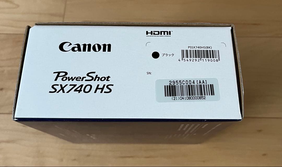 [新品.未使用]Canon PowerShot SX740 HS ブラック