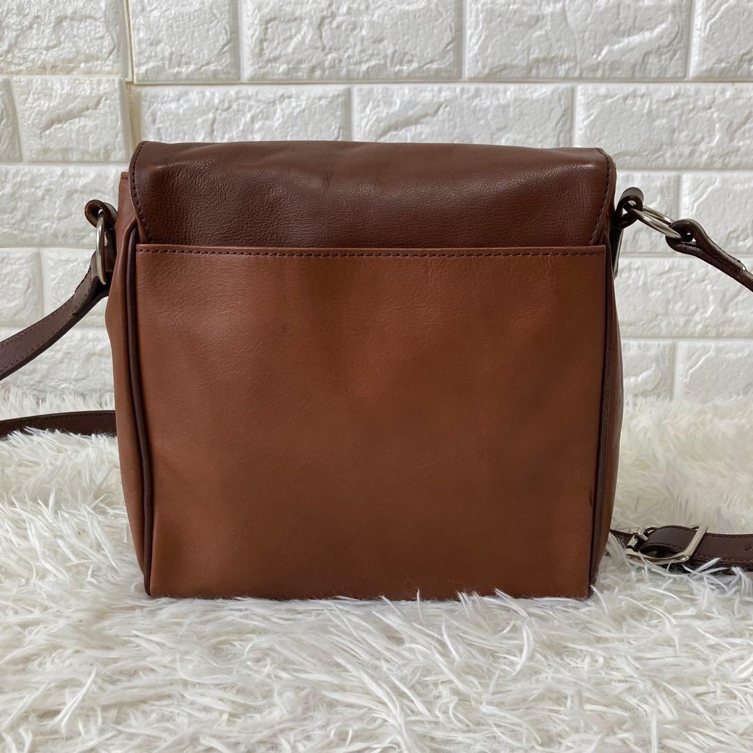 SOMES SADDEL✨極美品　メッセンジャーバッグ　スクエア　レザー　金具