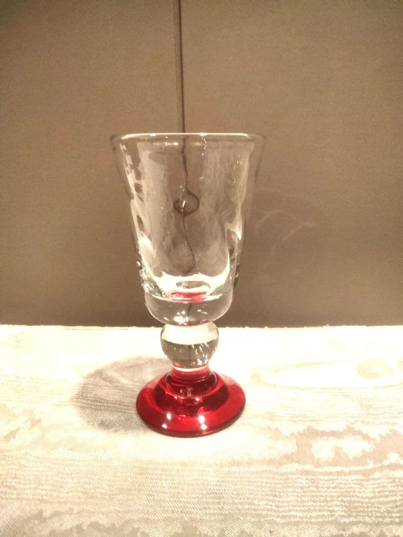 倉敷ガラス　名工　小谷眞三 リキュールグラス3個とカラー写真集