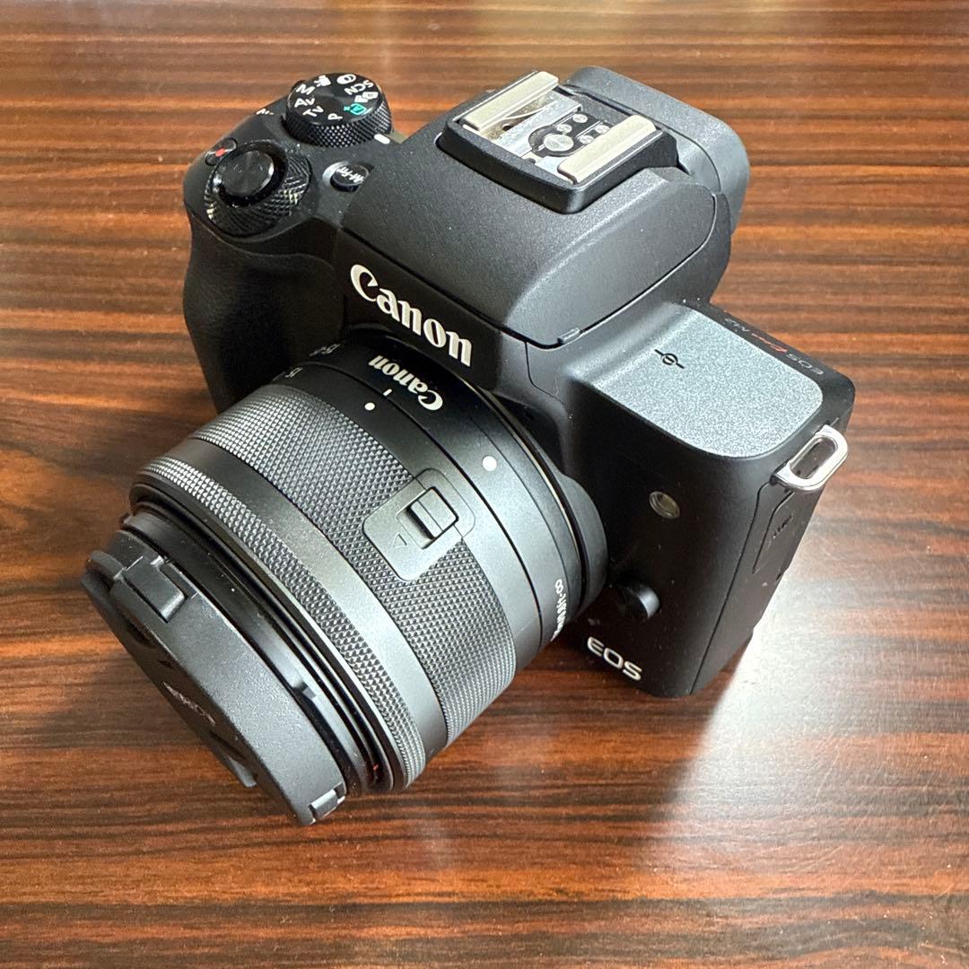Canon ミラーレス一眼カメラ EOS Kiss M2 キット ブラック