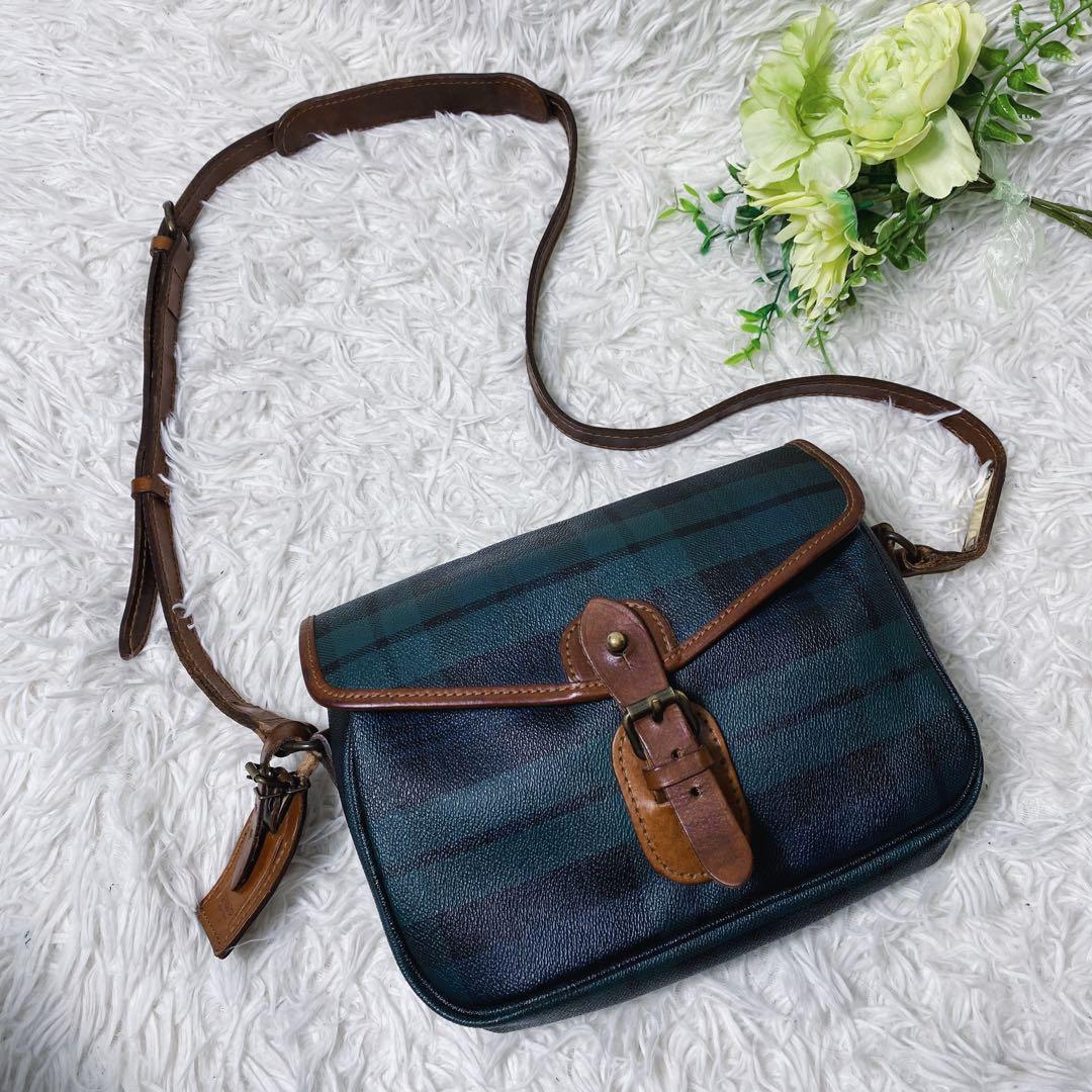 90s ポロラルフローレン メッセンジャーバッグ　ショルダー　ブラックウォッチ