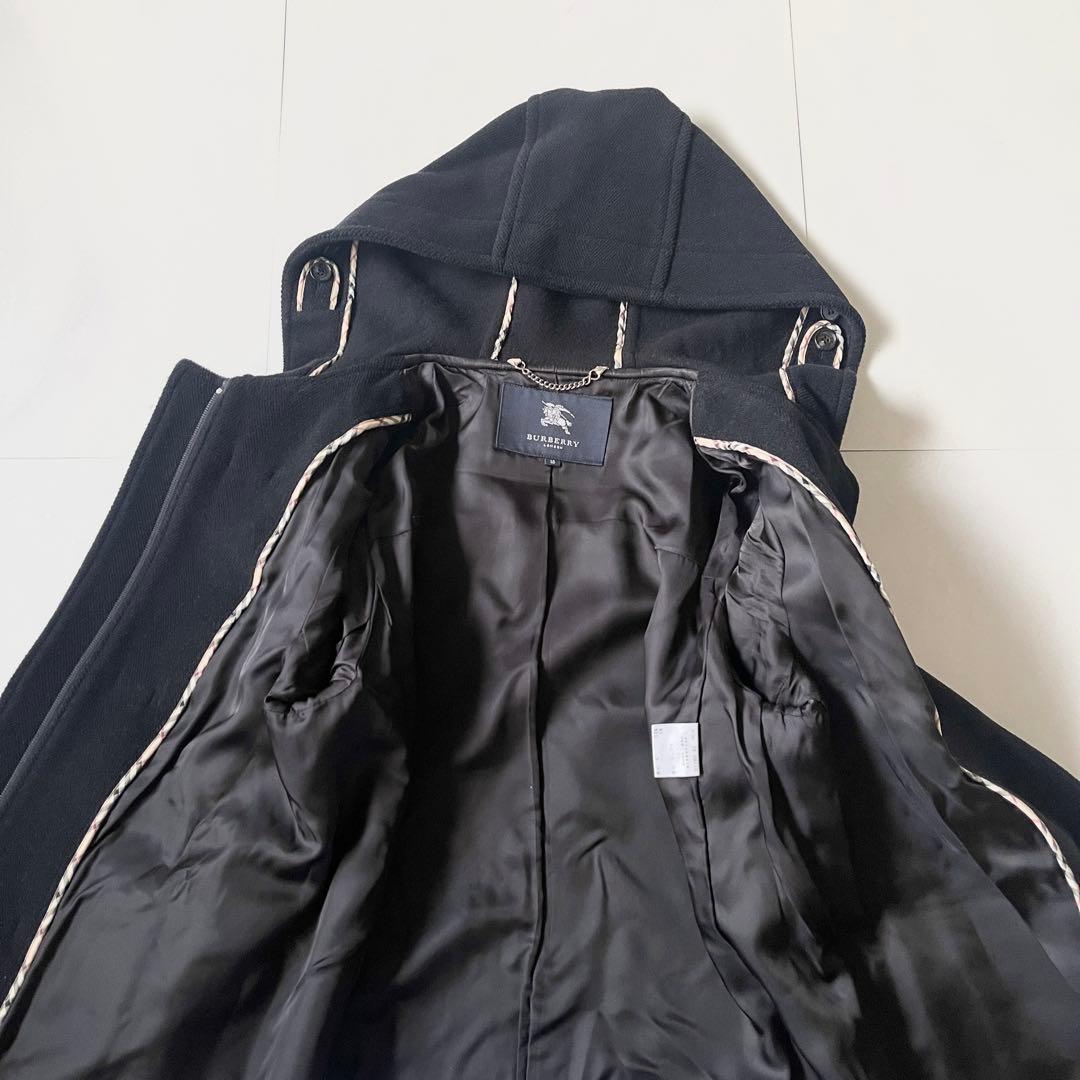 希少 バーバリーロンドン ダッフルコート 大きいサイズ 2XL ヘリンボーン