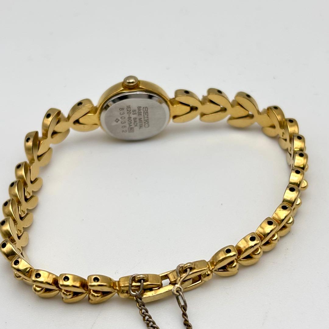 稼動品　SEIKO セイコー　ルビー　ゴールド　ドレスウォッチ　腕時計