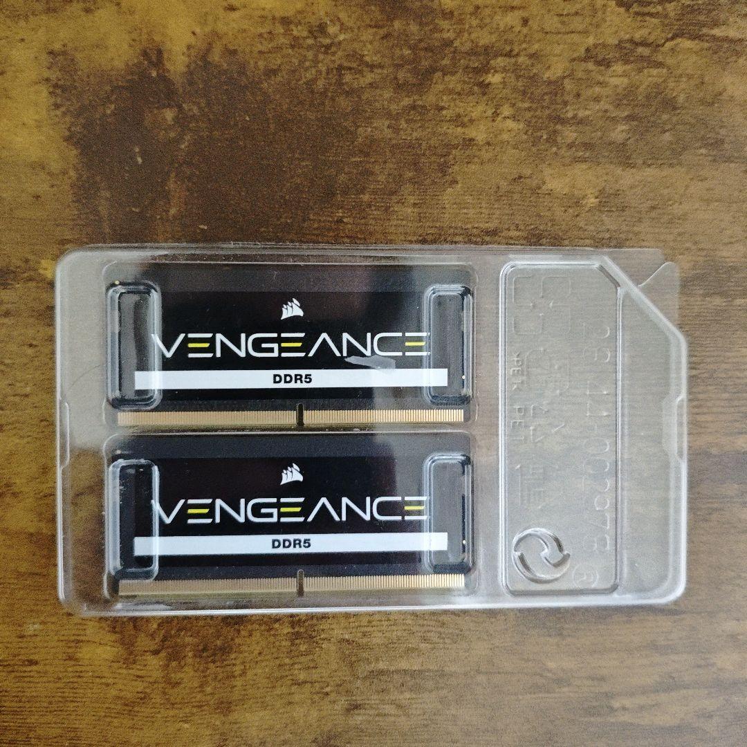 メモリー CORSAIR VENGEANCE DDR5 32GB (2x16GB)