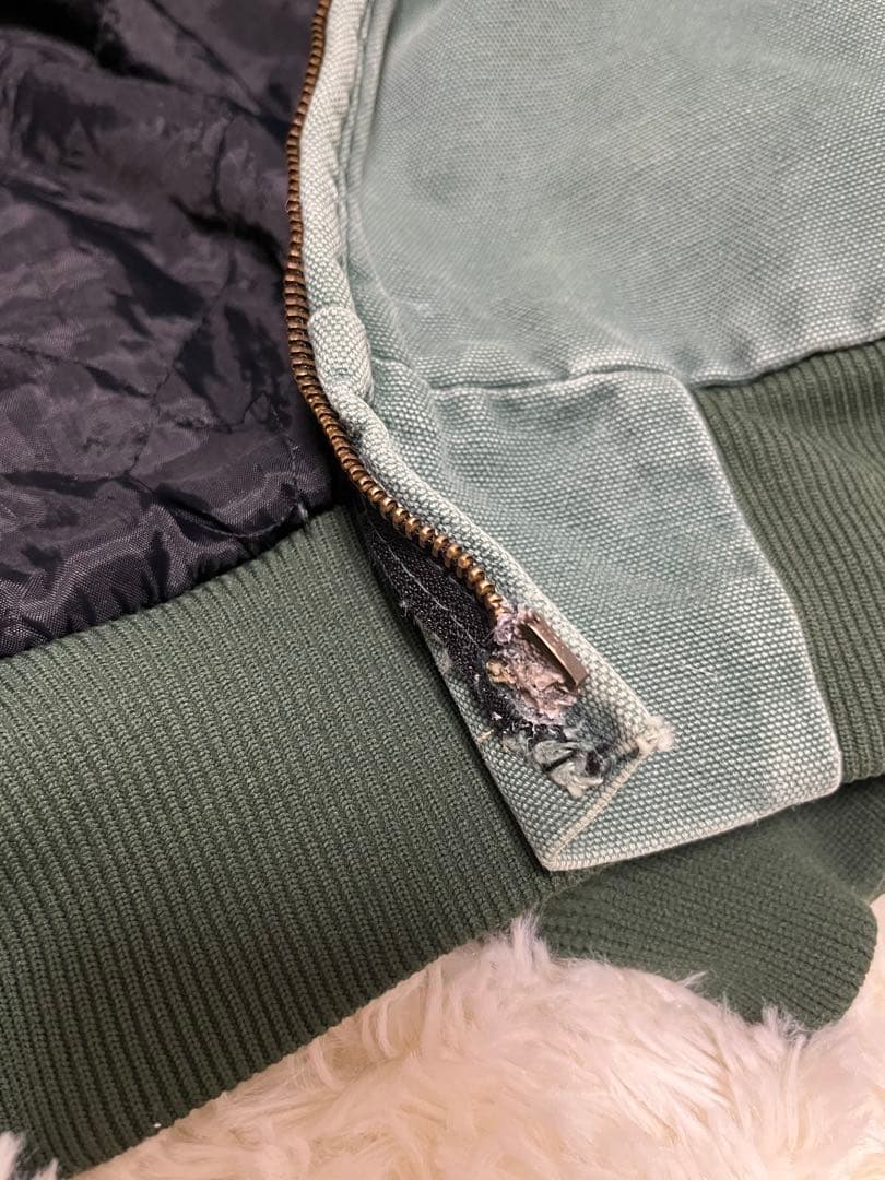 [超希少] 90s カーハート　アクティブジャケット　ミントカラー　USA製