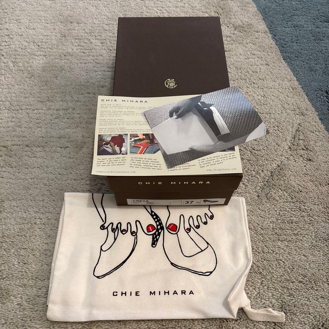 【専用】CHIE MIHARA チエミハラ パンプス ブラック レザー