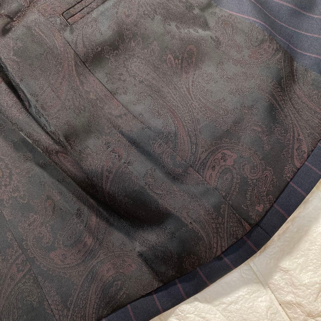 キヨ　タケオキクチ　スーツ　ジャケット　ダブル　MAF ストライプ