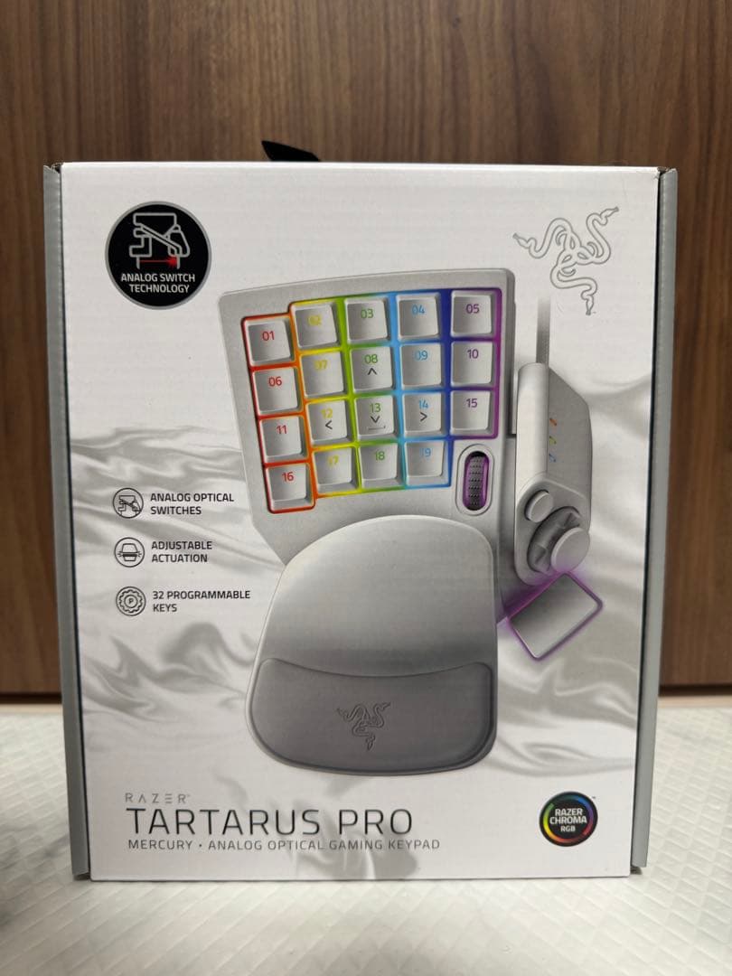 【新品・未開封】 Razer Tartarus Pro 左手デバイス　白