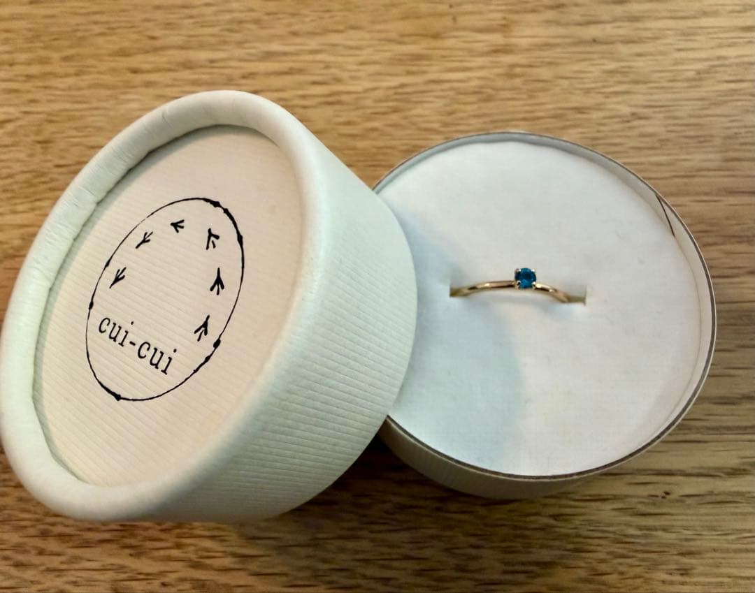 【正月セール】cuicuiロンドンブルートパーズリング