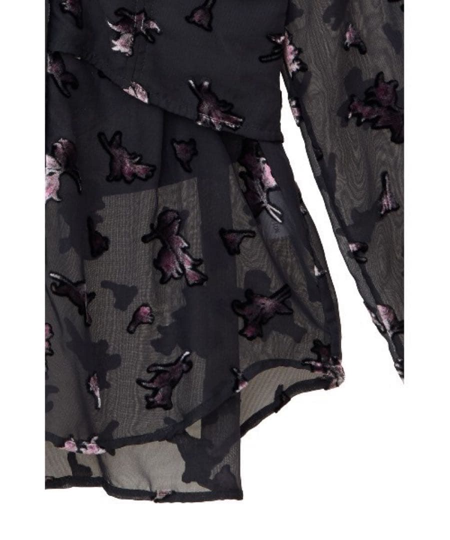 CLANE クラネ FLOWER OPAL BISTIER SHIRTS