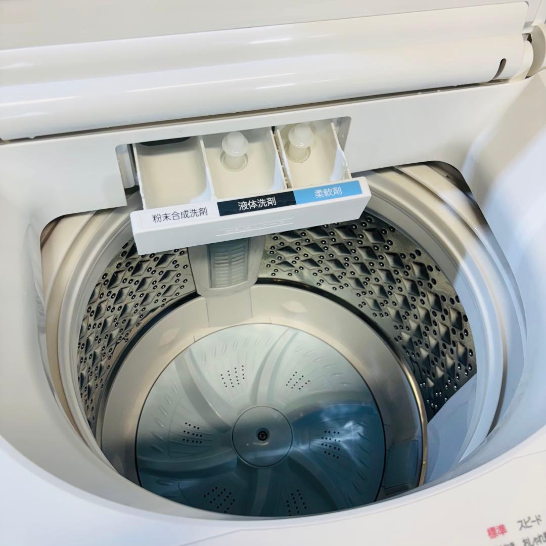 美品 2022年製 8.0kg 洗濯機 ZABOON 東芝【地域限定配送無料】