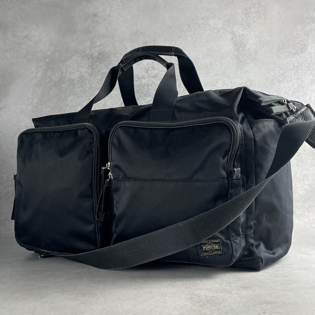 入手困難✨ ポーター porter ボストンバッグ 2way 大容量 ロゴ
