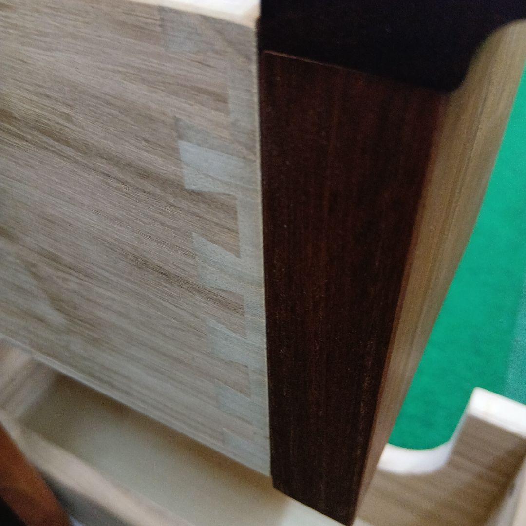 展示品 アカセ木工 モアレ ス ウォールナット 材 木製ドレッサー・鏡台、椅子付