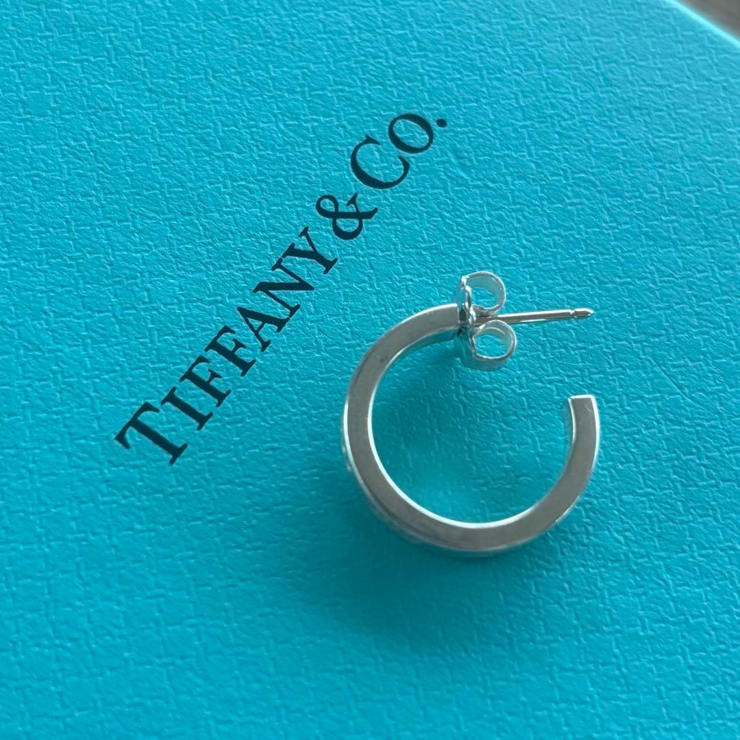 Tiffanyシルバーフープピアススモール片方